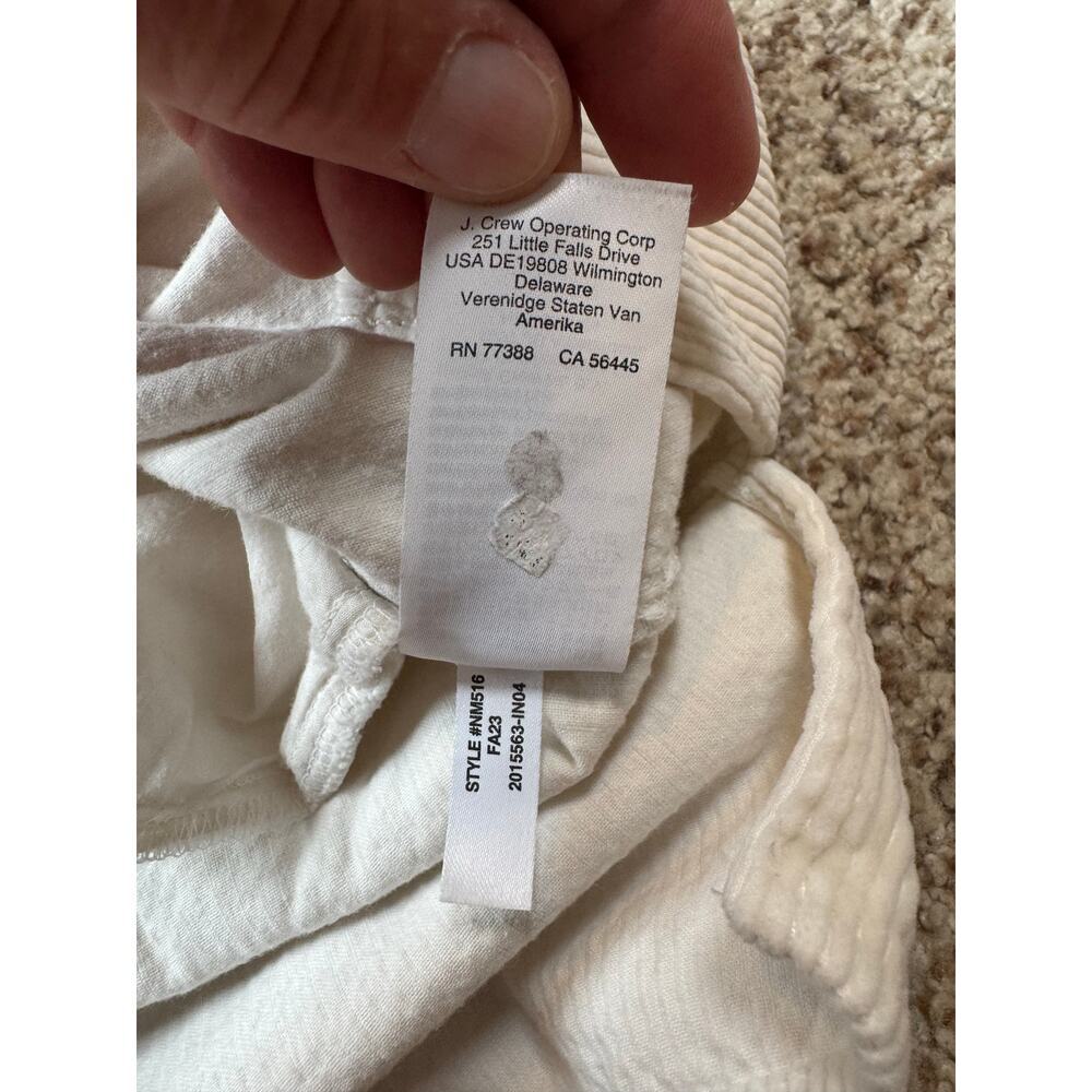 MADEWELL DRESS; Cream Corduroy size women's XS, but fits large; Long Sleeve - Picture 10 of 11
